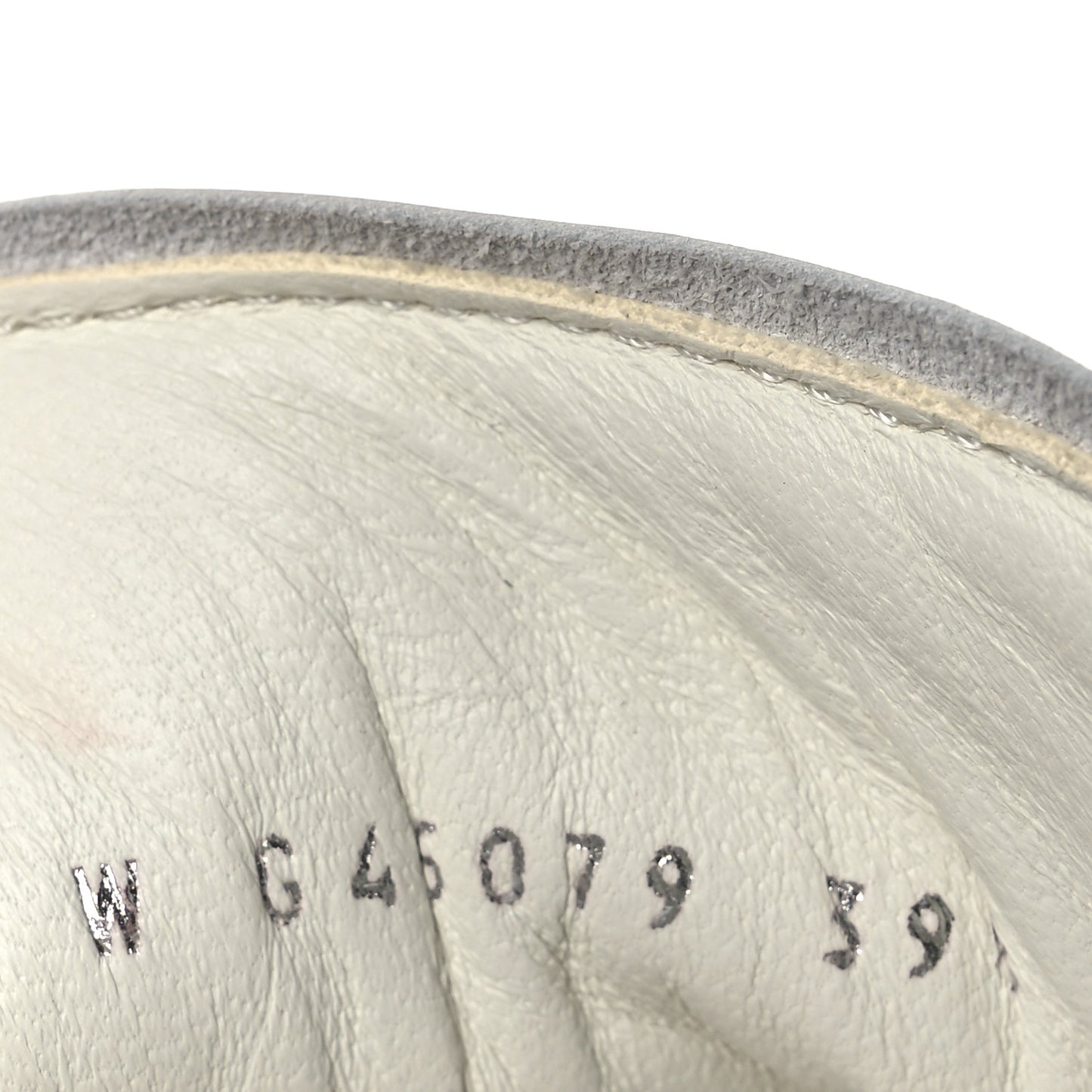Calfskin Womens CC Sneakers 39.5 White