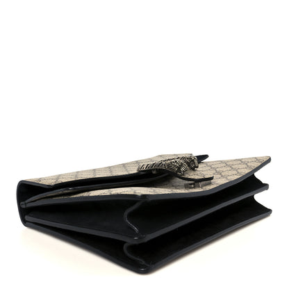 Gucci GG Supreme Monogram Medium Dionysus Shoulder Bag Black 4 of 11