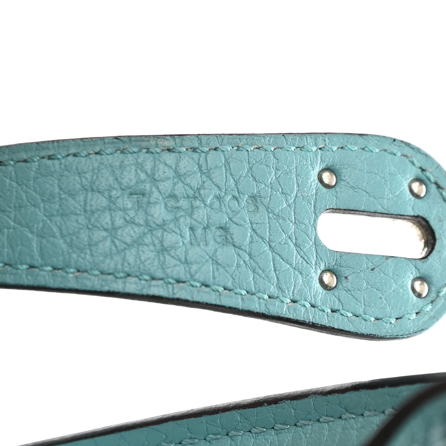 Hermes Taurillon Clemence Lindy 30 Bleu Atoll 6 of 11