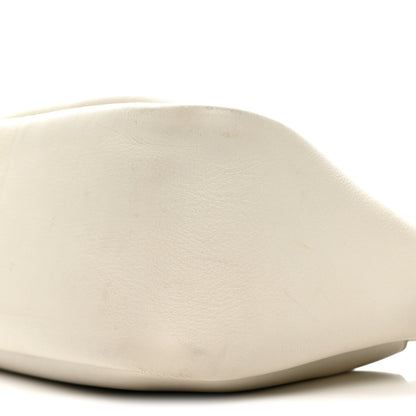 Prada Soft Calfskin Medium Darling Shoulder Bag White 9 of 11