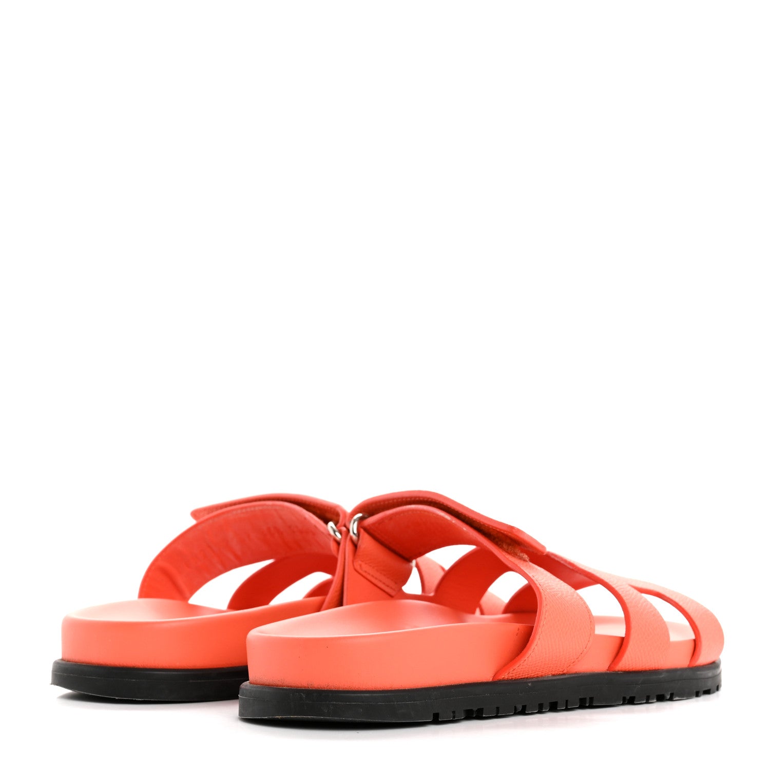 Hermes Epsom Womens Chypre Sandals 36.5 Rose Sorbet 5 of 10