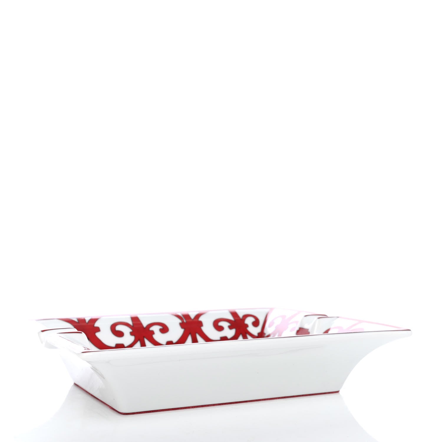 Hermes Porcelain Balcon du Guadalquivir Rectangular Ashtray 3 of 4