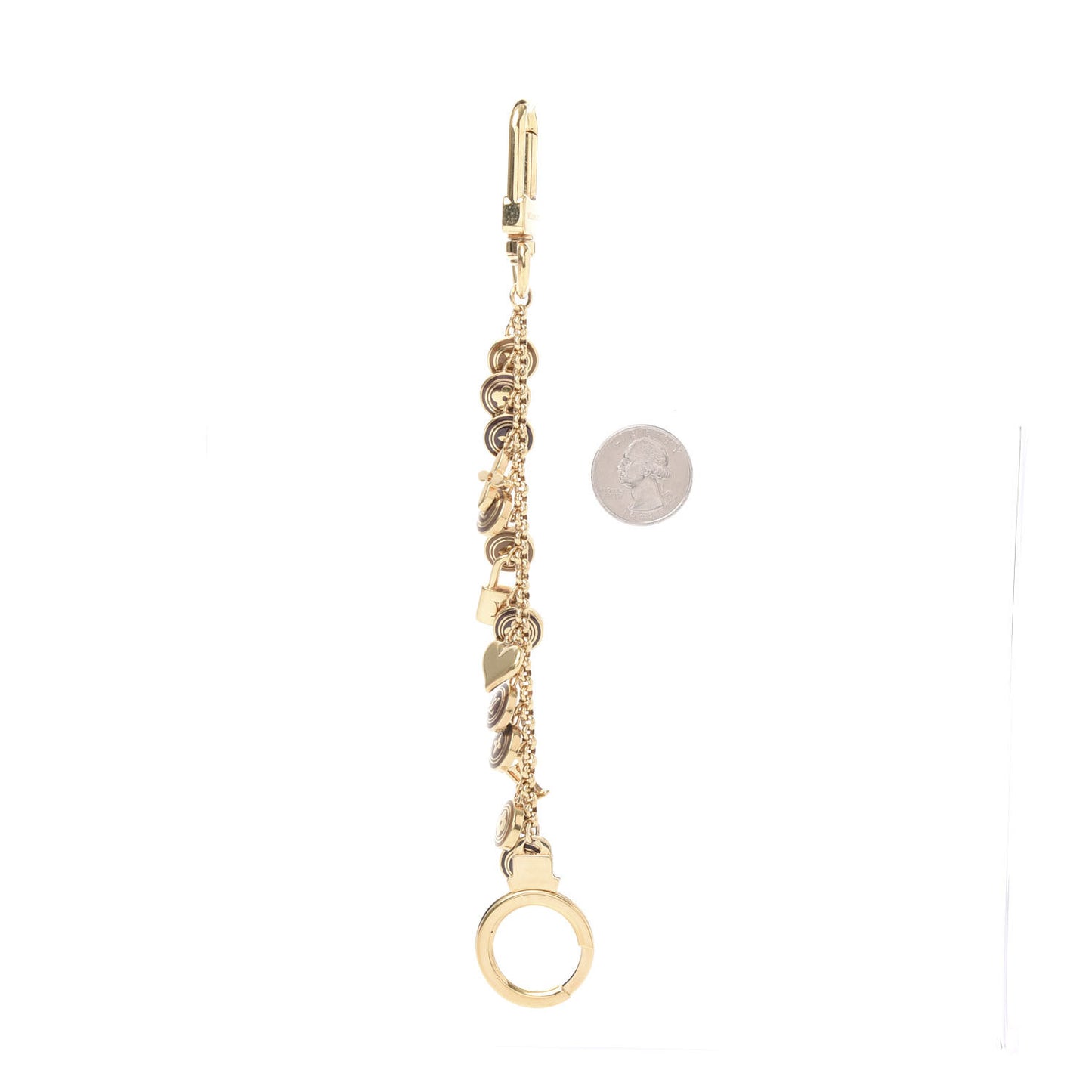 Pastilles Key Chain Bag Charm Brown