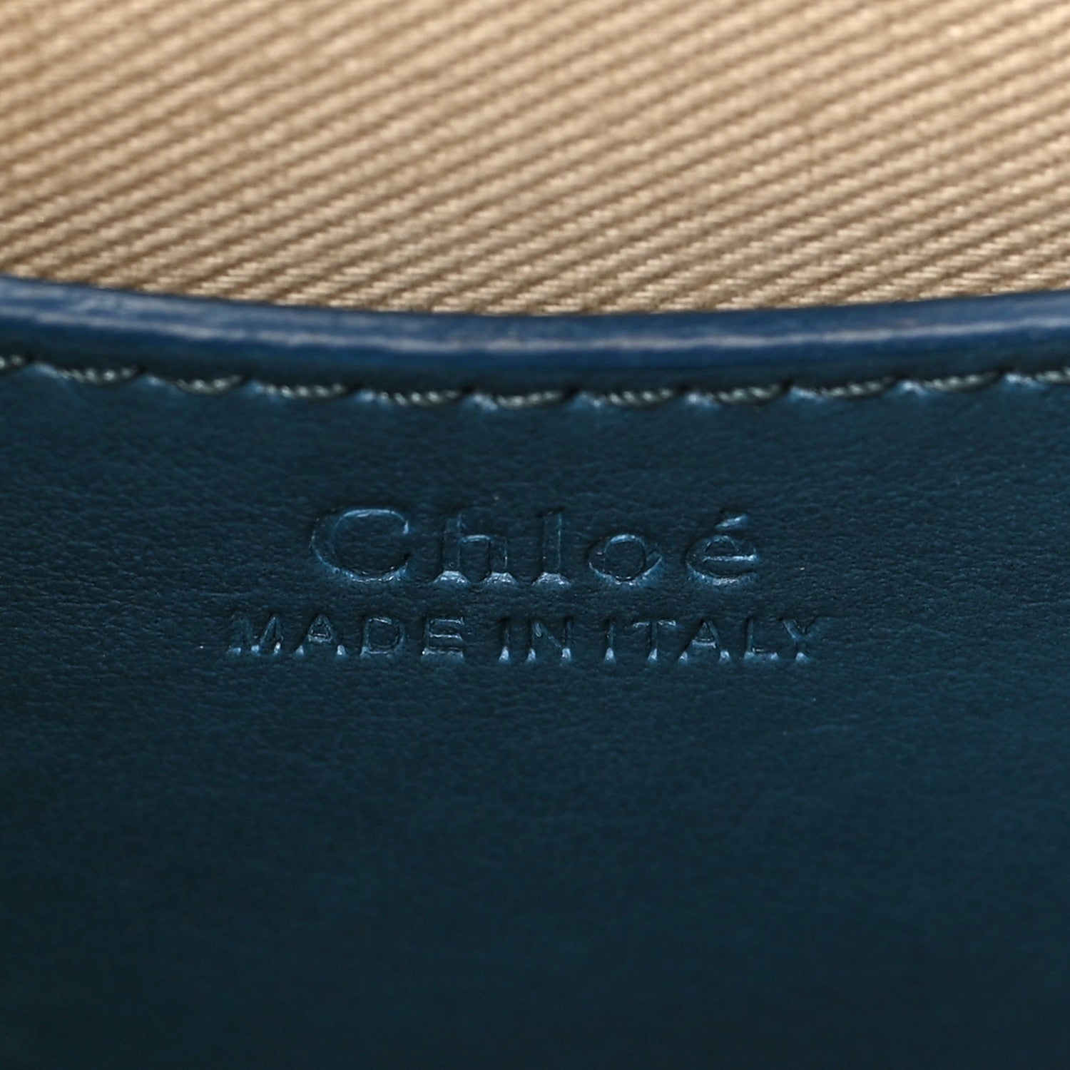 Chloe Calfskin Suede Small Tess Bag Vinyl Blue 5 of 7