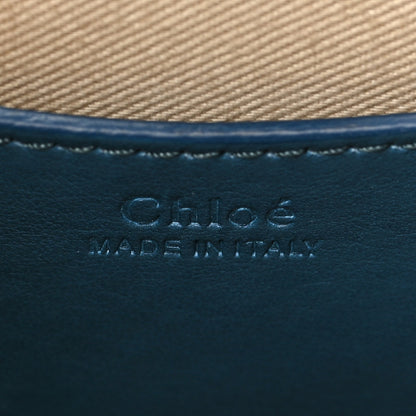 Chloe Calfskin Suede Small Tess Bag Vinyl Blue 5 of 7