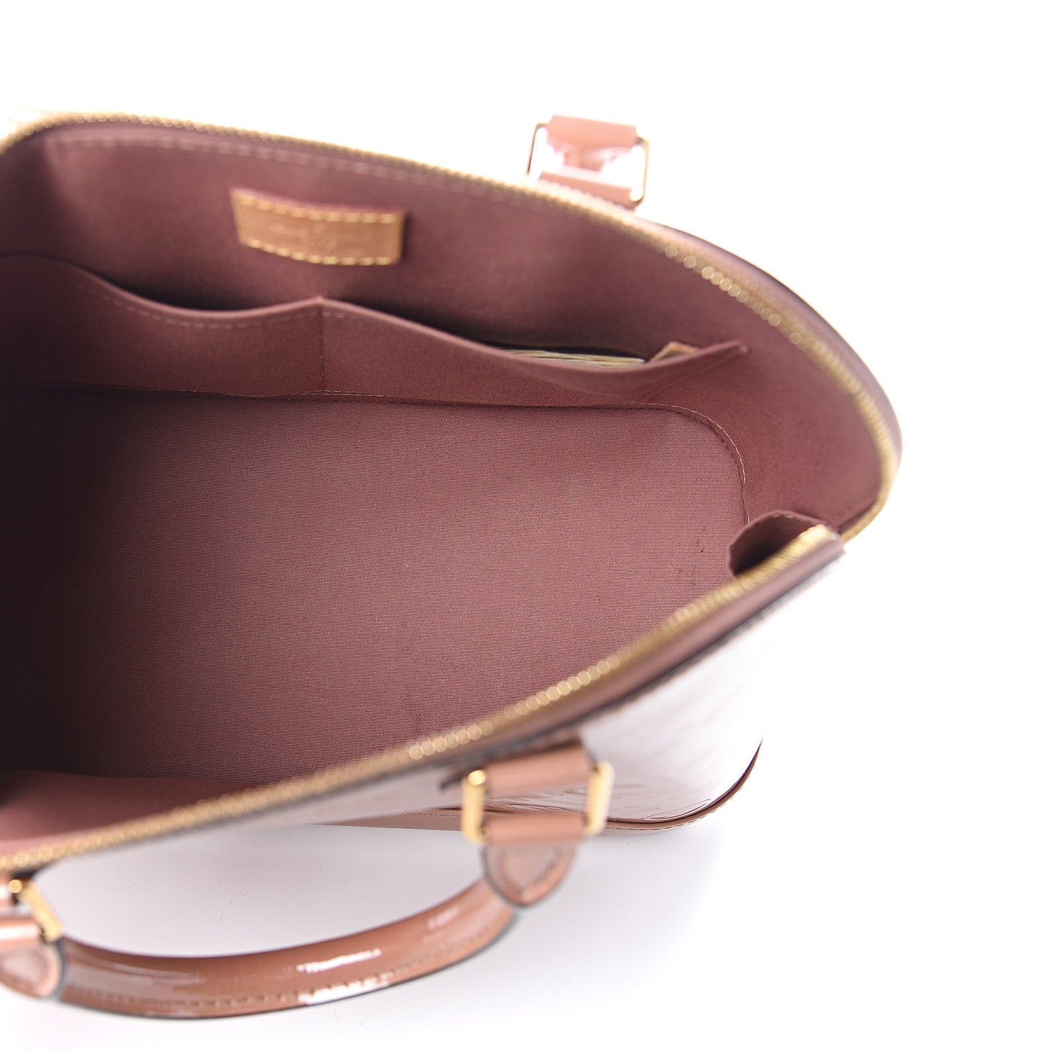 Louis Vuitton Vernis Alma PM Rose Velours 4 of 9