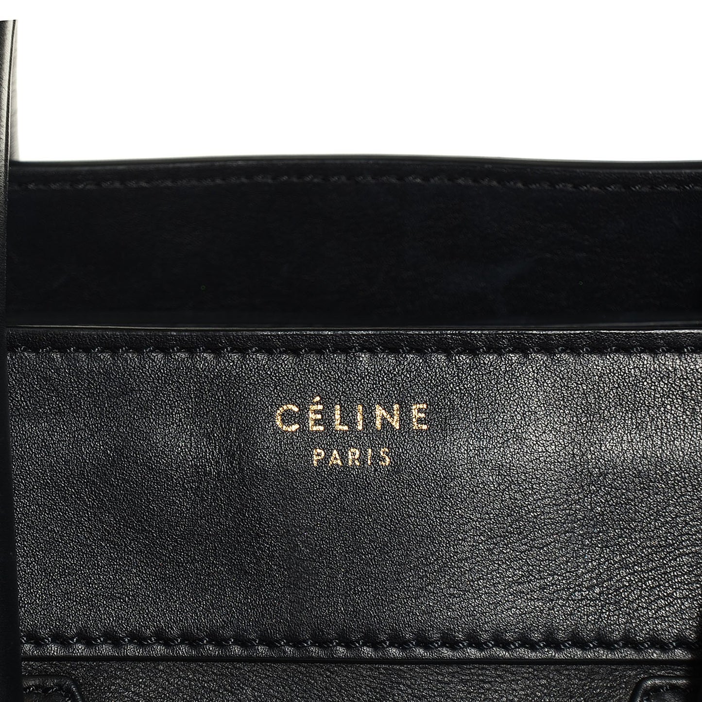 Smooth Calfskin Mini Luggage Black