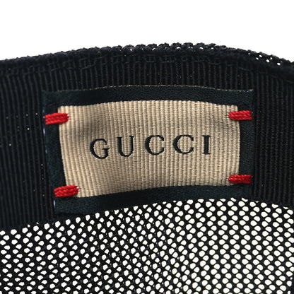 Gucci Logo Patch Baseball Hat XS Black Red 7 of 9