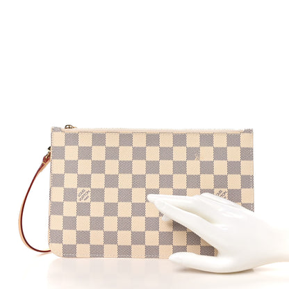 Louis Vuitton Damier Azur Nautical Neverfull MM GM Pochette 2 of 8