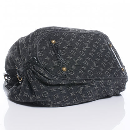 Louis Vuitton Denim Mahina XL Black 4 of 7