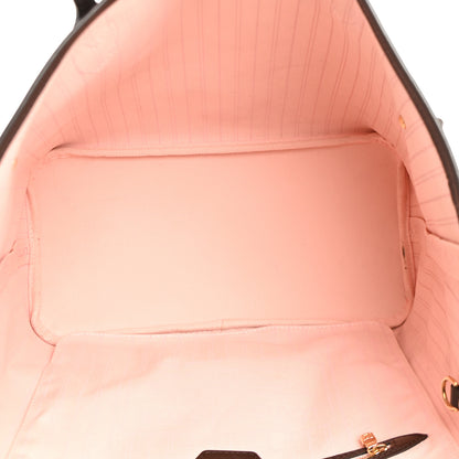 Louis Vuitton Damier Ebene Neo Neverfull MM Rose Ballerine 6 of 10