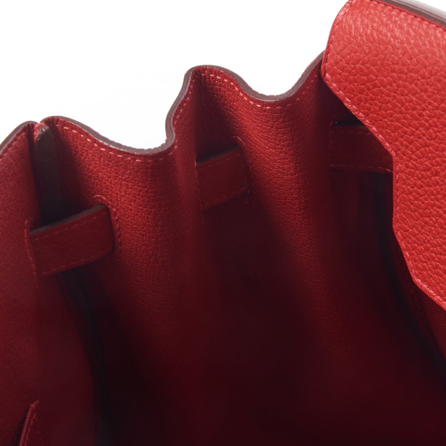 Taurillon Clemence Birkin 30 Rouge Casaque