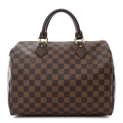 Louis Vuitton Damier Ebene Speedy 30 1 of 10