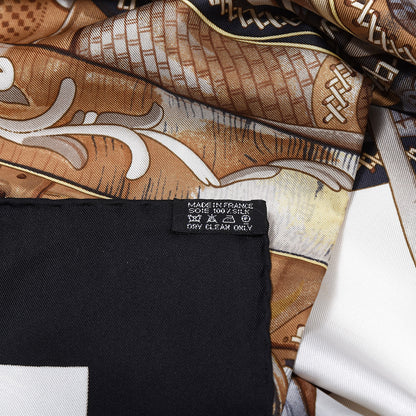 Hermes Silk Mon Petit Cheval Mexicain Scarf 90 6 of 6