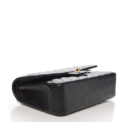 Chanel Lambskin Quilted Medium Double Flap Black 3 of 14
