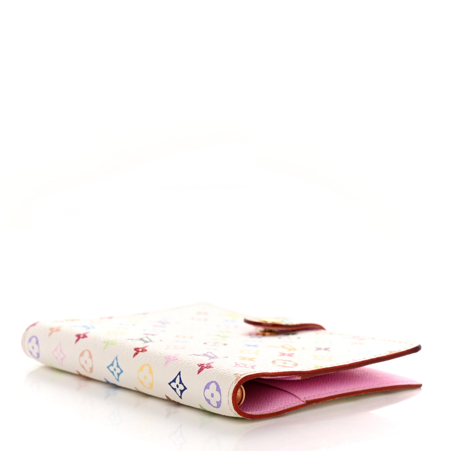 Monogram Multicolor Small Ring Agenda Cover White Litchi