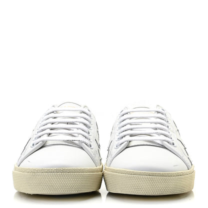 Saint Laurent Calfskin Star Court Sneakers 36.5 White 2 of 18