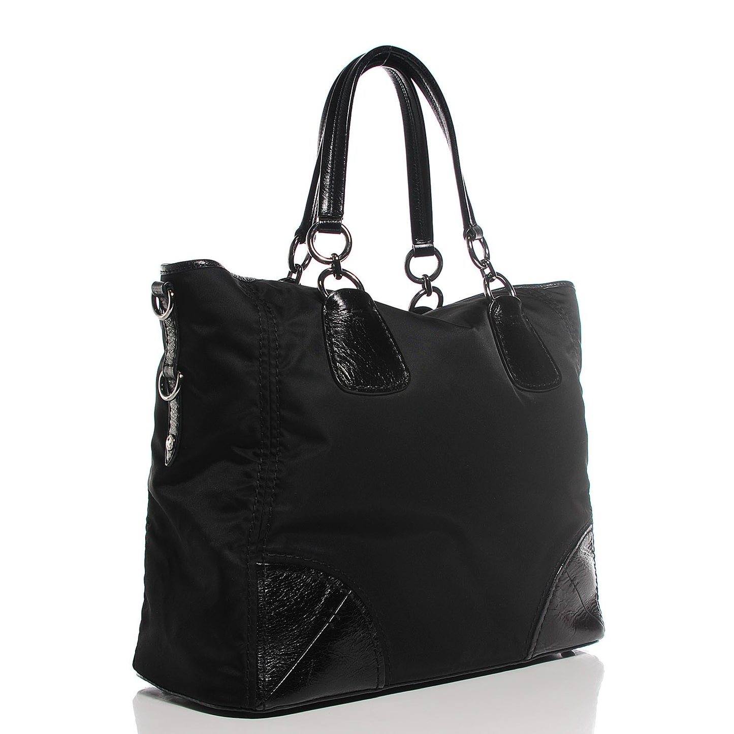 Tessuto Nylon Tote Nero Black