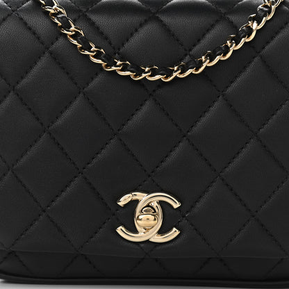 Chanel Lambskin Quilted Mini Citizen Chic Flap Black 8 of 10