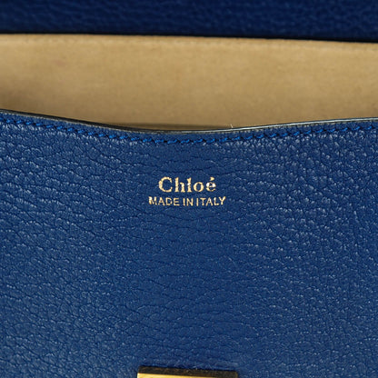 Chloe Grained Lambskin Medium Drew Shoulder Bag Royal Navy 6 of 7