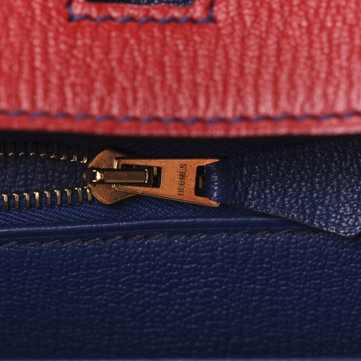 Chevre Mysore Horseshoe Birkin 30 Rouge Casaque Bleu Brighton