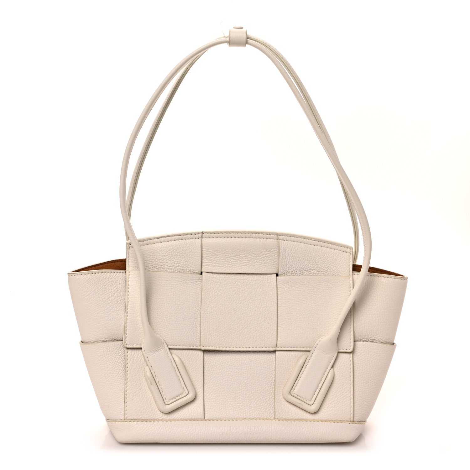 Bottega Veneta French Calfskin Maxi Intrecciato Small Arco Bianco 1 of 8