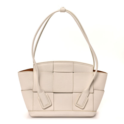Bottega Veneta French Calfskin Maxi Intrecciato Small Arco Bianco 1 of 8