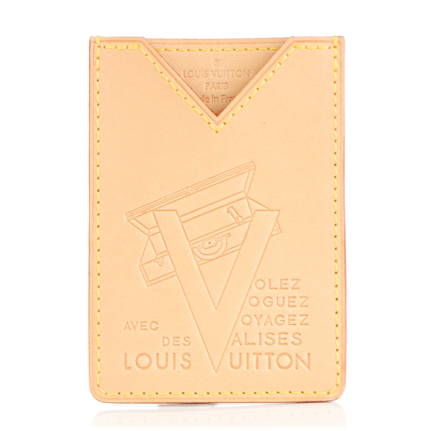 Vachetta Voyages Card Holder