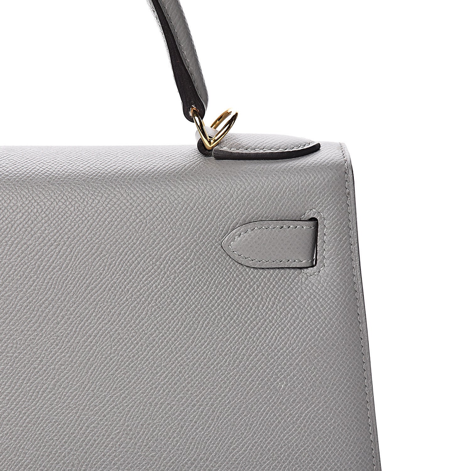 Hermes Epsom Kelly Sellier 28 Gris Mouette 9 of 39