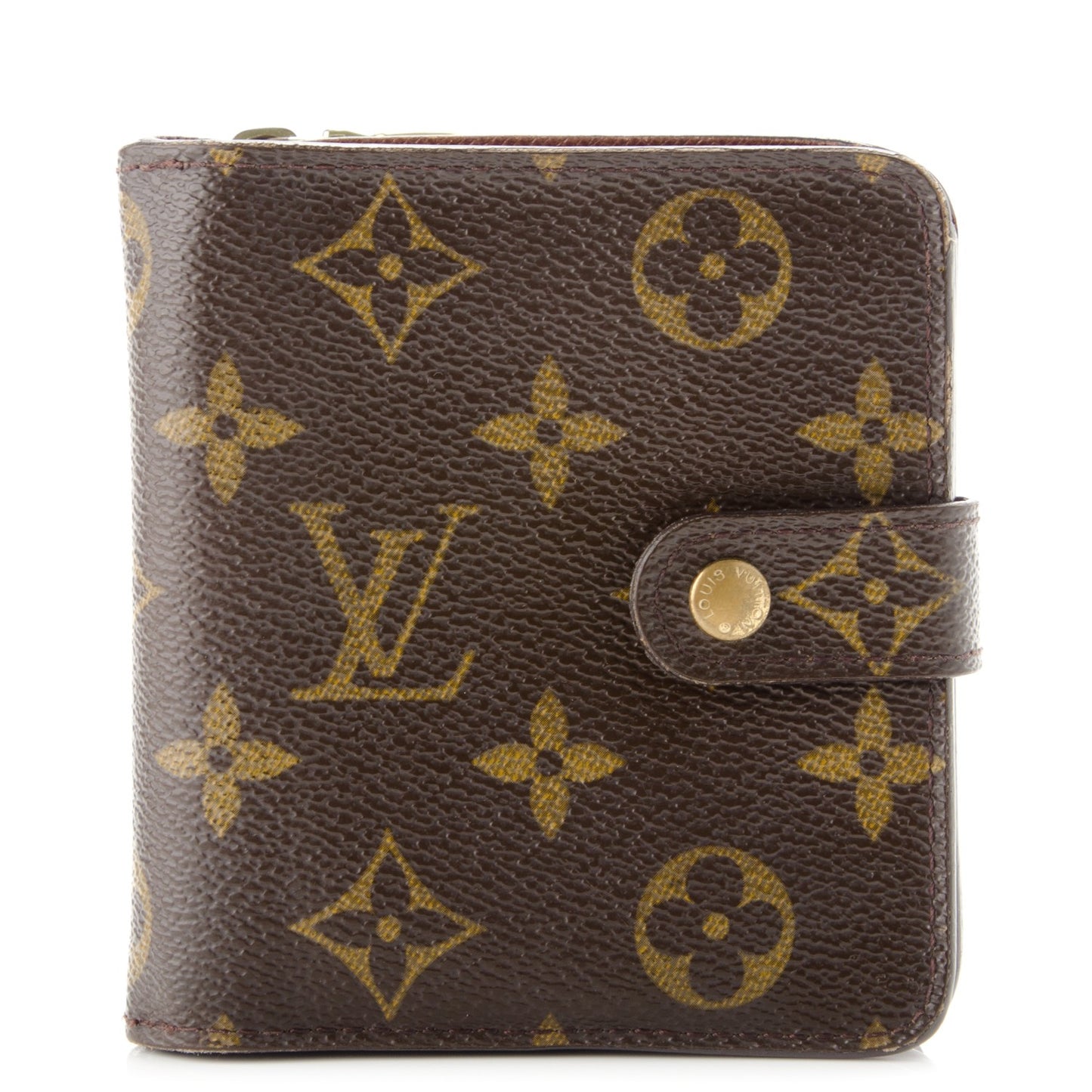 Monogram Compact Zippe Zipped Wallet