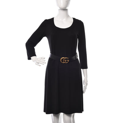 Gucci Calfskin Double G 40mm Belt 75 30 Black 2 of 6