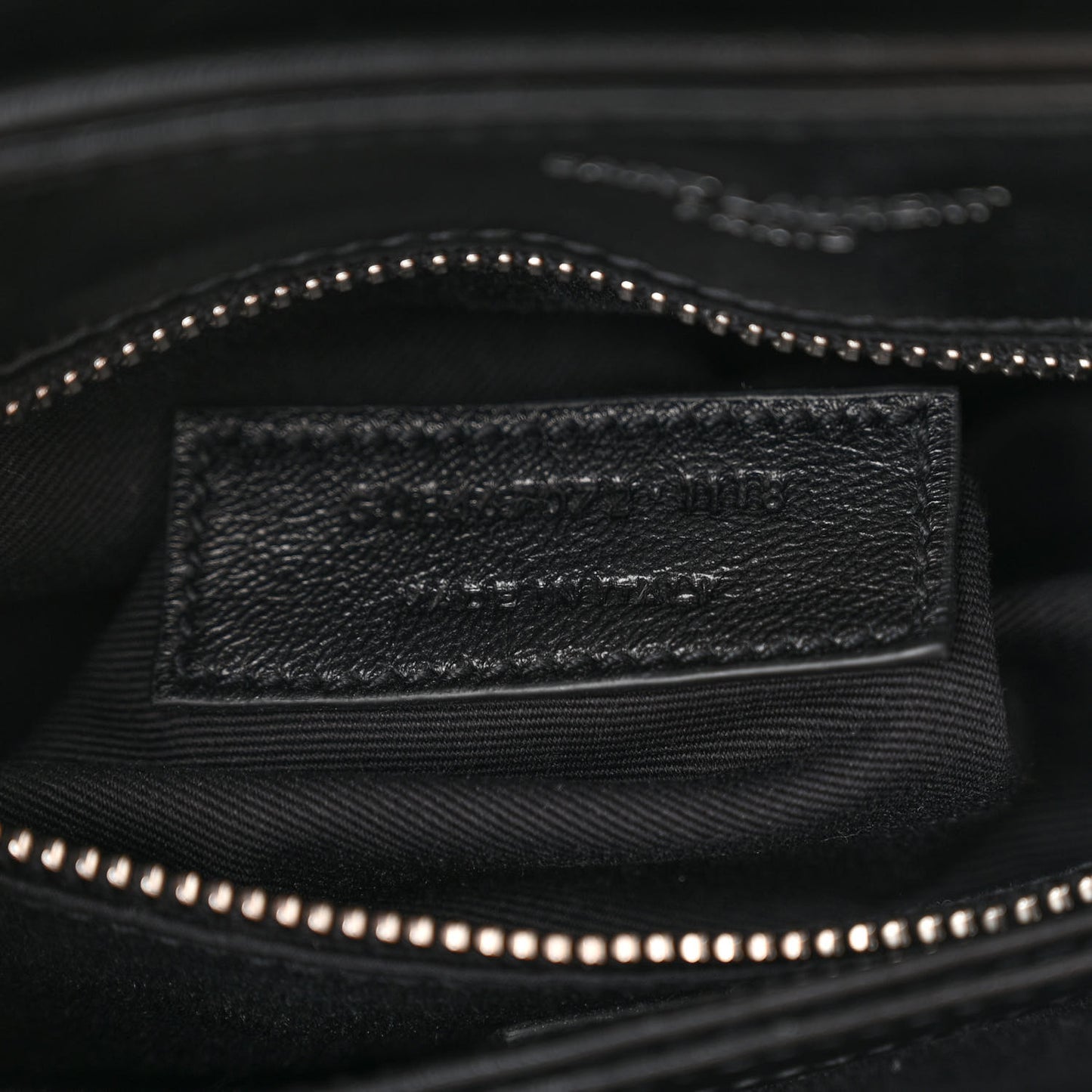 Calfskin Y Quilted Monogram Toy Loulou Crossbody Bag Black