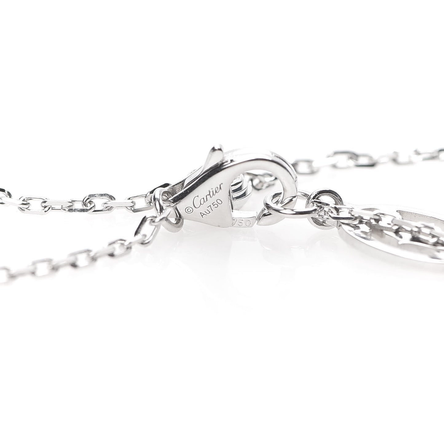 18K White Gold Diamond SM D'Amour Pendant Necklace