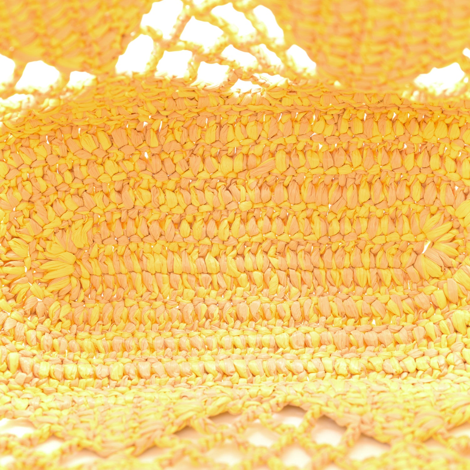 Chanel Straw Raffia Tote Beige Yellow 6 of 12