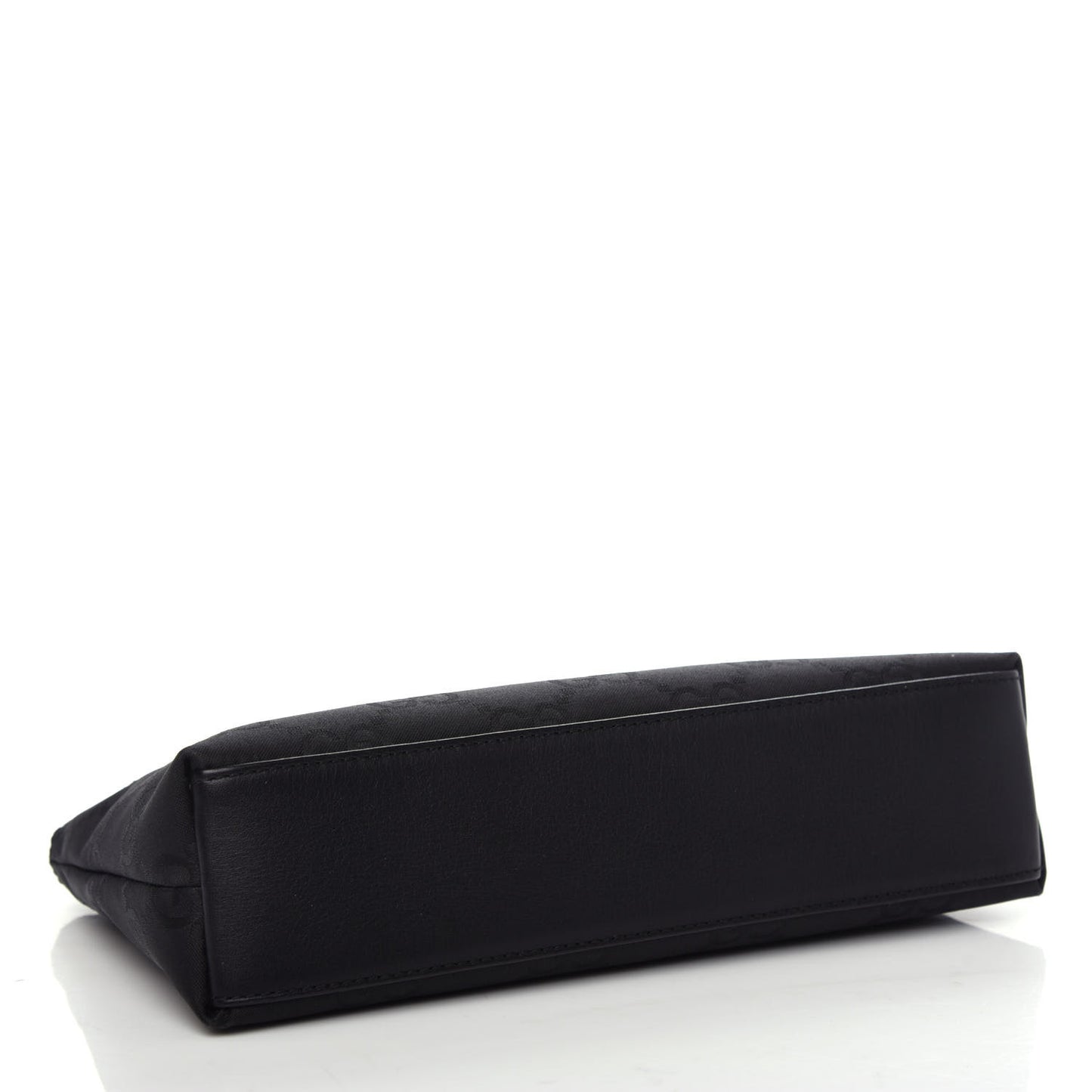 Nylon Monogram Cosmetic Pouch Black