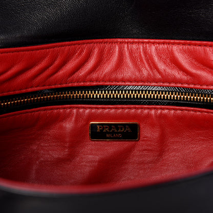Prada Vernice Saffiano Clutch Black 6 of 7