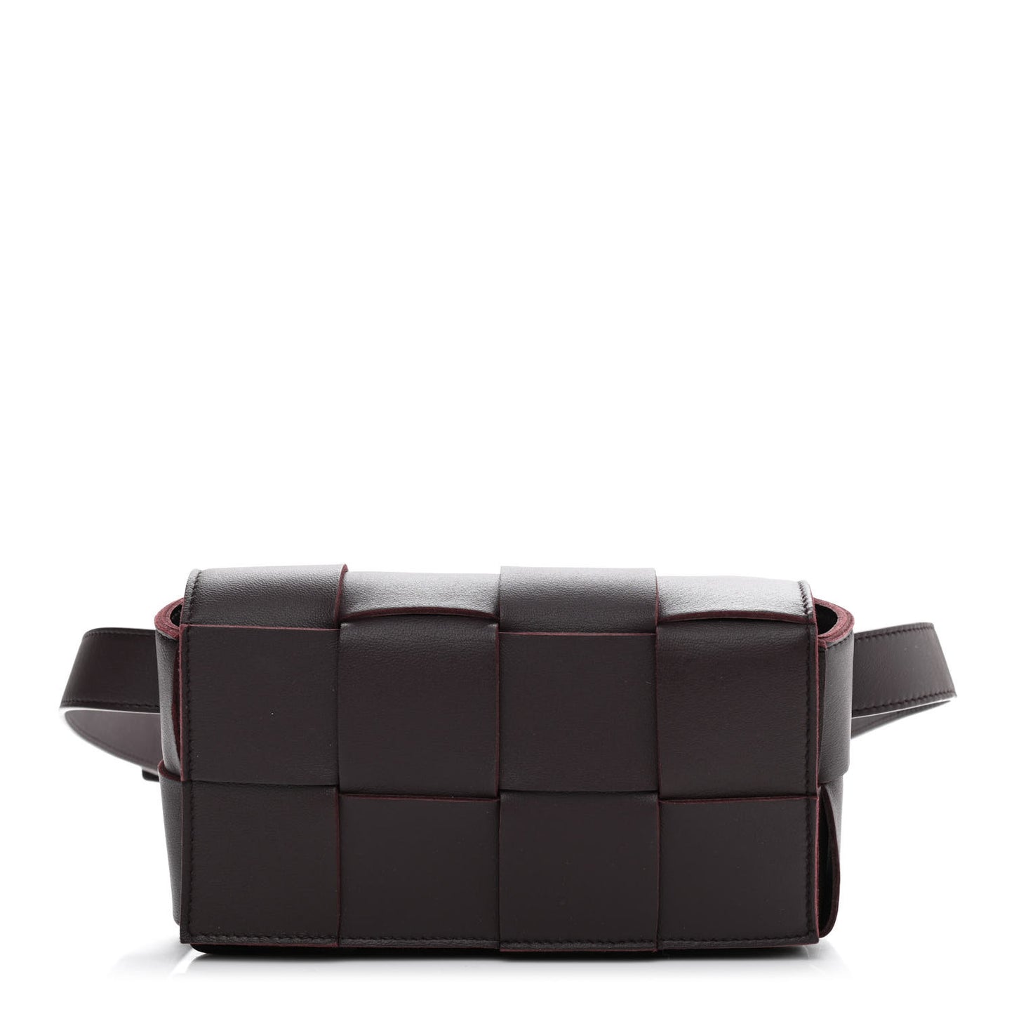 Nappa Maxi Intreccio The Belt Cassette Bag Grape