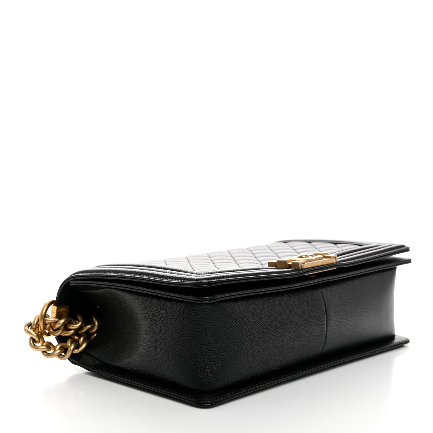 Caviar Quilted New Medium Boy Flap Black