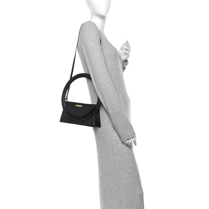 Jacquemus Smooth Calfskin Le Sac Rond Black 2 of 9