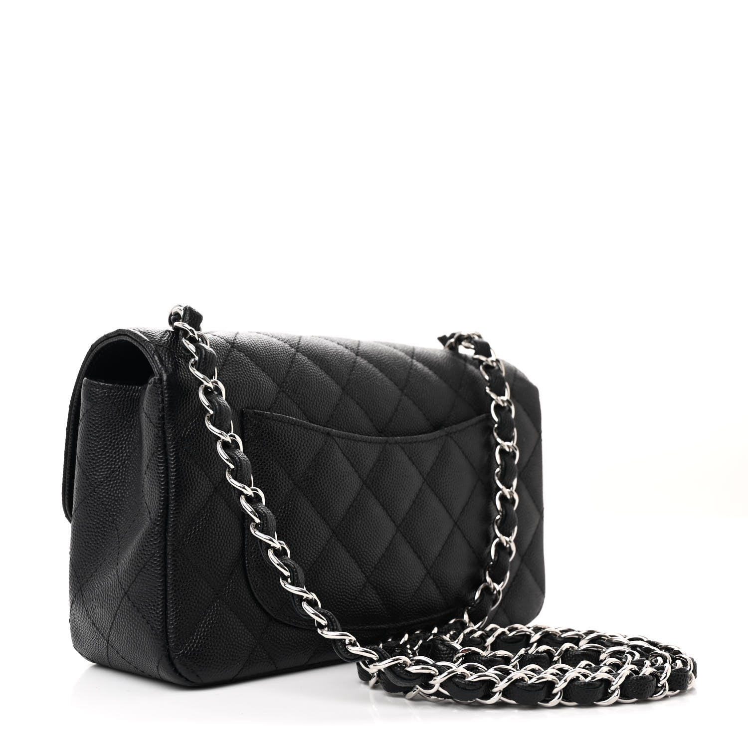 Chanel Caviar Quilted Mini Rectangular Flap Black 3 of 10