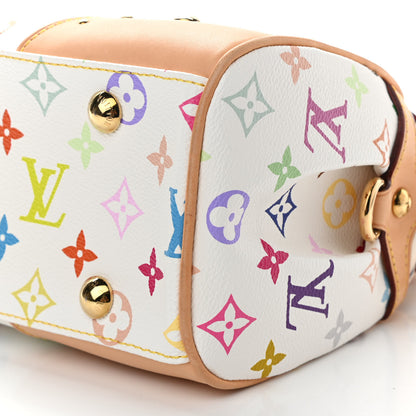 Louis Vuitton Monogram Multicolor Beverly MM White 9 of 10