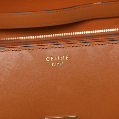 Celine Smooth Calfskin Medium Classic Box Flap Bag Camel 7 of 11