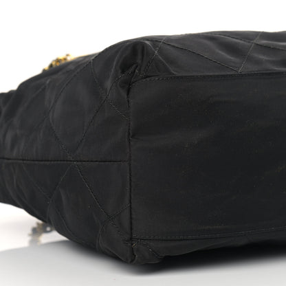 Prada Tessuto Nylon Chain Shoulder Bag Black 7 of 10