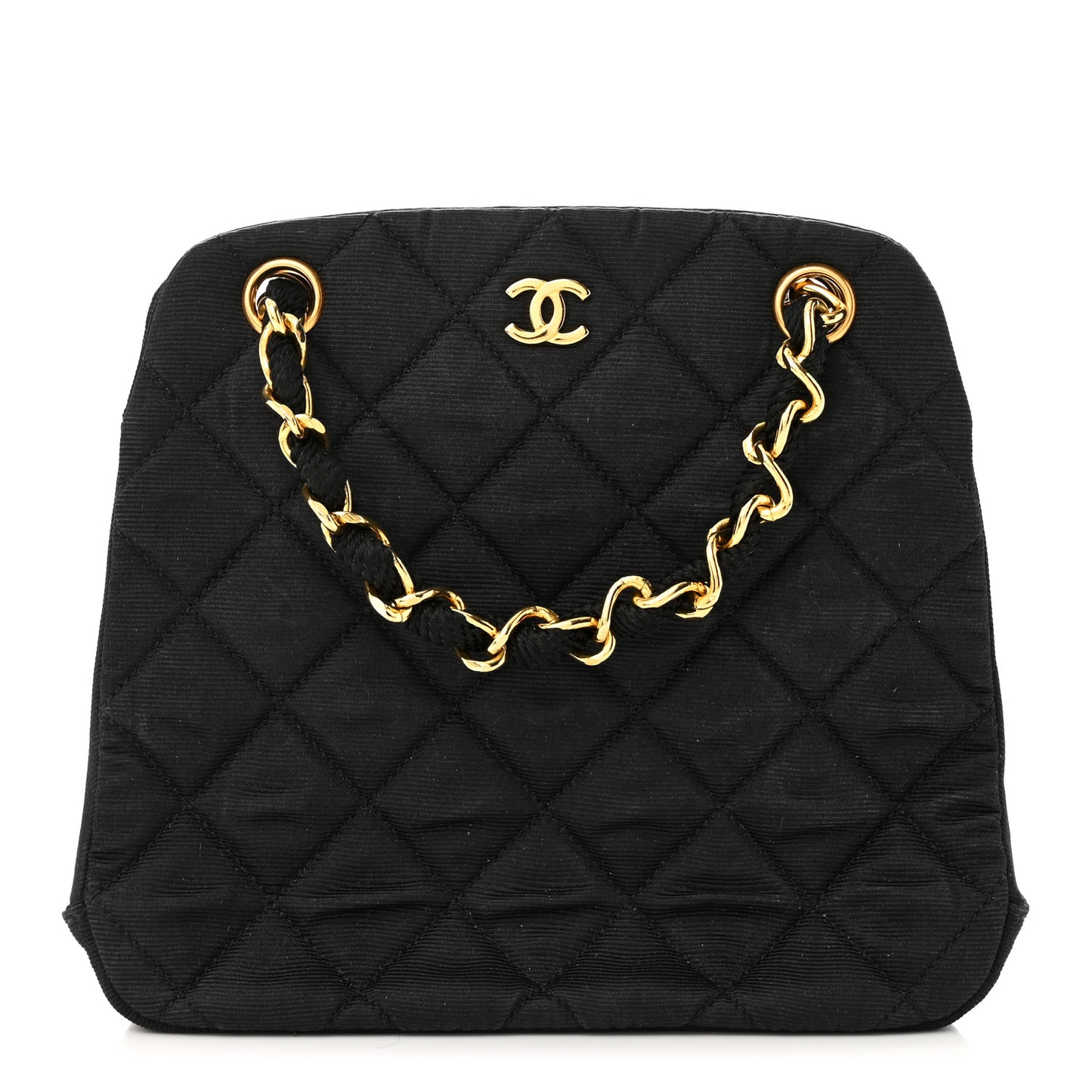 Grosgain Evening Bag Black