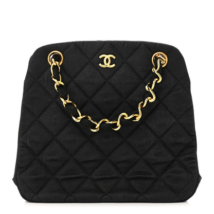 Chanel Grosgain Evening Bag Black 1 of 11