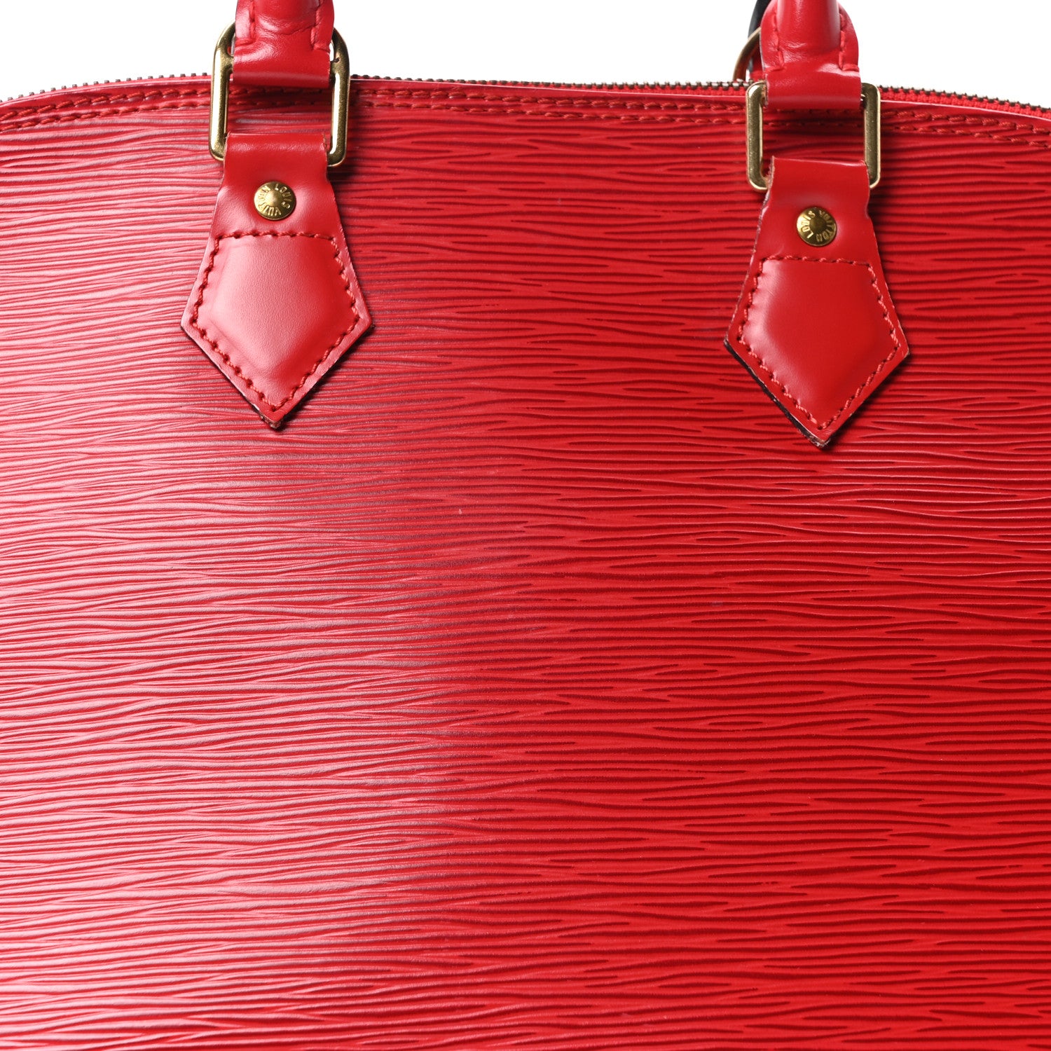 Louis Vuitton Epi Alma PM Castillan Red 8 of 10