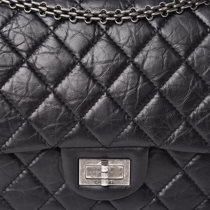 Chanel Aged Calfskin Quilted 2.55 Reissue 227 Flap Black 8 of 11
