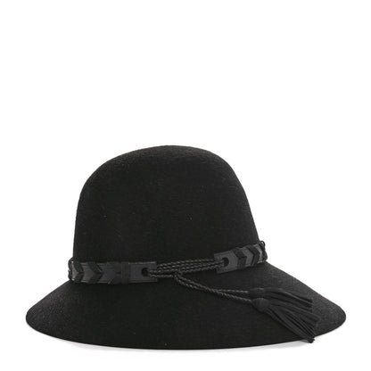 Hermes Rabbit Felt Lambskin Hat 58 Black 5 of 10