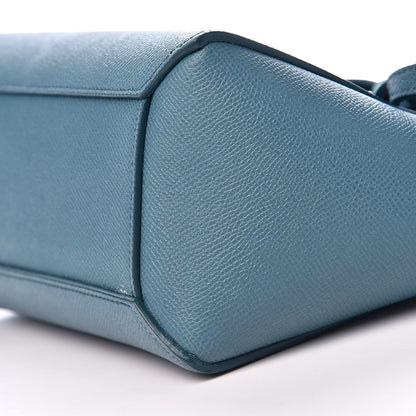 Celine Grained Calfskin Nano Belt Bag Slate Blue 8 of 9