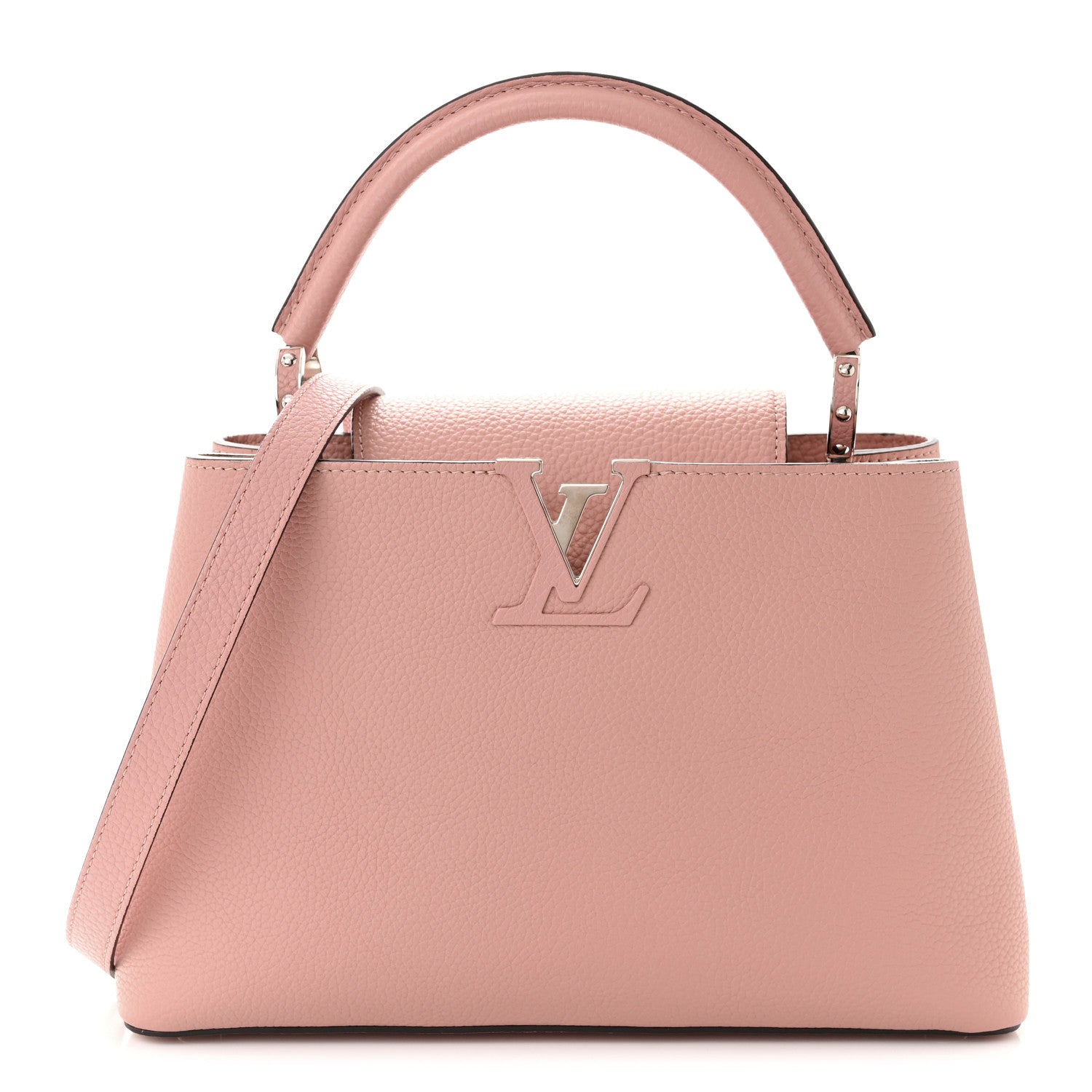 Louis Vuitton Taurillon Capucines MM Magnolia 1 of 10
